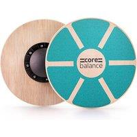 Core Balance Wooden Balance Board Wobble Core Training Rehabilitation Fitness Aid Non Slip in Teal