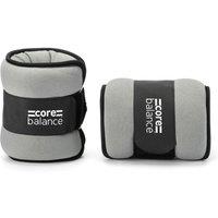 Core Balance Ankle Wrist Weights x 2 Neoprene Adjustable Running Walking Training in Grey | Size: 1.5kg