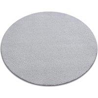 RugsX Round Rug in Grey | Size: 100 cm diameter