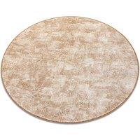 RugsX Round Pozzolana Rug in Beige | Size: 133 cm diameter