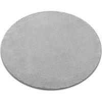 RugsX Round Discretion Rug in Grey | Size: 133 cm diameter