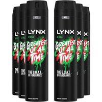 Lynx Men's XXL Africa High Definition 'Body Spray' Deo, 6x250ml in Orange