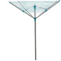 JVL Aluminium Rotary Airer 50M 4 Arm-Silver in Silver | Size: 1 Pack