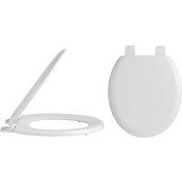 Balterley Traditional Wooden Bottom Fix with Plastic Hinges - White