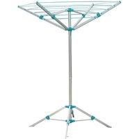JVL Rotary Airer-16M Portable 4 Arm in Silver | Size: 1 Pack