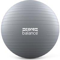 Core Balance Gym Ball Exercise Fitness Yoga Pregnancy Anti Burst 45-85cm with Pump in Grey | Size: 85 cm