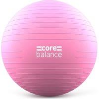 Core Balance Gym Ball Exercise Fitness Yoga Pregnancy Anti Burst 45-85cm with Pump in Pink | Size: 85 cm