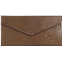 Assots London Women's 'PRESTON' Trifold Vegetable Tanned Real Leather Purse in Tan