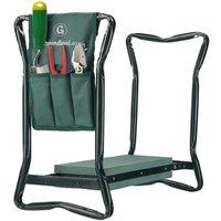 Groundlevel Portable, Foldable, Versatile Garden Kneeler in Green