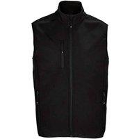 SOL'S Men's Falcon Softshell Body Warmer in Black | Size: XL