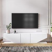 Decorotika Pearl TV Stand TV Unit for TVs up to 71 inch in White