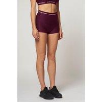 TLC Sport Women's St Tropez Mini Shorts in Burgundy | Size: Large