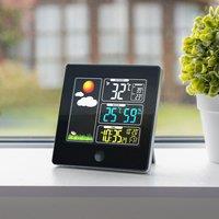 Menkind RED5 LED Weather Station Stylish Temperature Tracker in Yellow