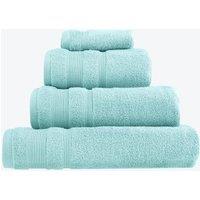 Allure Bath Fashions Luxury Zero Twist Egyptian Cotton Towels in Duck Egg Blue | Size: Bath Sheet