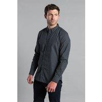 French Connection Men's Cotton Long Sleeve Floral Shirt in Blue | Size: Small