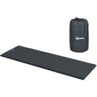 OUTSUNNY Self-Inflating Camping Sleeping Pad, Single Air Bed with Carry Bag in Grey