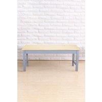 Natural Solid Pine Wood Dining Bench 90cm W x 35cm D x 44.5cm H