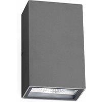 Netlighting Crata LED Outdoor Wall Light Dark Grey IP54