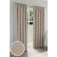 Enhanced Living 100% Blackout Pencil Pleat Thermal Energy Saving Curtains - Ideal for Living Rooms & Bedrooms | Size: 168 cm width x 183 cm drop