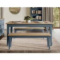 Baumhaus Signature Blue Extending Dining Table | Size: 1 Pack