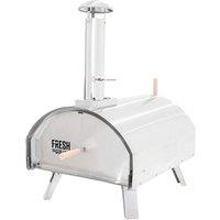 Monstershop Fresh Grills Extra Large Premium Outdoor Pizza Oven in Silver