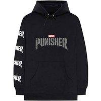 Marvel Skull Stamp Hoodie in Black | Size: Medium