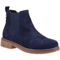 Hush Puppies Women's 'Maddy Wide' Ankle Boots in Navy | Size: 5
