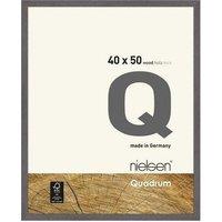 nielsen Quadrum 40 x 50cm Wooden Picture Frame With Protective Glass Front in Mid Grey | Size: 40 x 50 cm