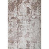 London Rug Company Ellie Luxury Modern Short Pile Rug in Stone | Size: 160 cm x 230 cm
