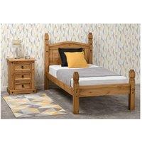 Seconique Corona 3' Single Bed Low Foot End in Natural