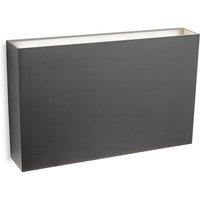 Netlighting Midas Outdoor Integrated LED Up Down Light Graphite IP65 in Grey