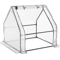 Christow Growhouse Tunnel Greenhouse Large Garden Polytunnel Grow House 1 Section