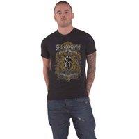 Shinedown Ornamental Scissors T-Shirt in Black | Size: Large