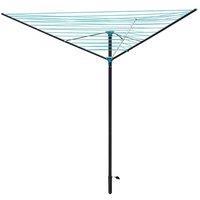 JVL Rotary Airer - 45M 3 Arm - Slate Grey | Size: 1 Pack