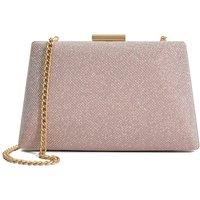 Dune London Women's 'Bellaria' Clutch in Rose Gold
