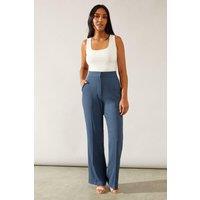 Petite Premium Pinktuck Detail Kickflare Trouser