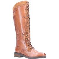 Hush Puppies Women's 'Rudy' Leather & Suede Long Boots in Tan | Size: 8