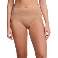 Chantelle Women's SoftStretch Stripes High Waist Brief in Nude