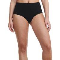 Chantelle Women's Smooth Comfort Sculpting High Waist Thong in Black | Size: 16