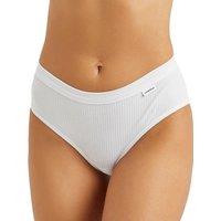 Chantelle Women's Cotton Comfort High Waist Brief in White | Size: 14