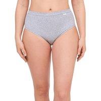 Chantelle Women's Cotton Comfort High Waist Brief in Grey | Size: 12