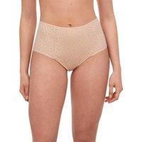 Chantelle Women's Easy Feel Norah High Waisted Covering Full Brief in Nude | Size: 10