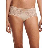 Chantelle Women's Easy Feel Floral Touch Covering Shorty in Nude | Size: 12