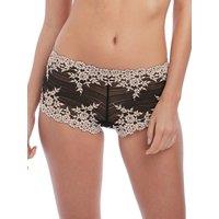 Wacoal Women's Embrace Lace Boyshort in Black | Size: 14