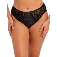 Elomi Women's Lucie High Leg Brief in Black | Size: 22