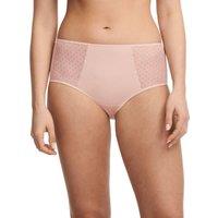 Chantelle Women's Norah Chic High-Waisted Full Brief in Pink | Size: 16