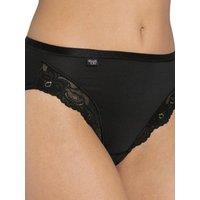 Sloggi Women's Romance Tai Brief in Black | Size: 10
