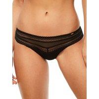 Chantelle Women's Festivit Tanga Brief in Black | Size: 12