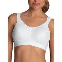 Anita Women's Extreme Control Sports Bra in White | Size: 34G