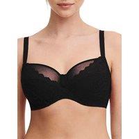 Chantelle Women's Easy Feel Floral Touch Full Cup Bra in Black | Size: 34F